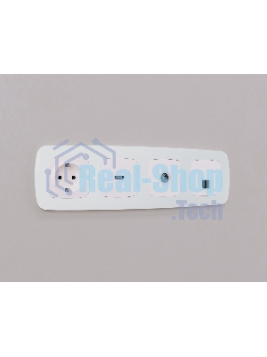 Лицевая панель OMEGA (Жемчуг) для компьютерной/телефонной розетки RJ-45/RJ-11 QUANT OP2120