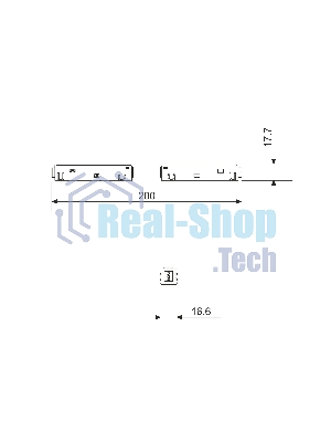Slim Magnetic Прямой коннектор и планка (1 шт.) 85096/00