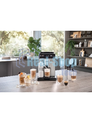 Кофемашина DeLonghi ECAM450.55.S серебристый/черный, исп. кофе - зерновой/молотый, 1.8 л, 1450 Вт, 19 бар