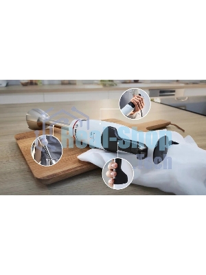 Блендер погружной Bosch MSM4W210 белый, 600 Вт, плавная регулировка