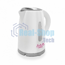 Чайник электрический Мастерица ЕК-1701M белый/серый