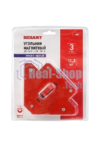 Магнитный угольник-держатель для сварки Rexant, отключаемый на 3 угла, усилие 11,3 кг