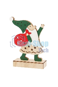 Деревянная фигурка Neon-night с подсветкой 