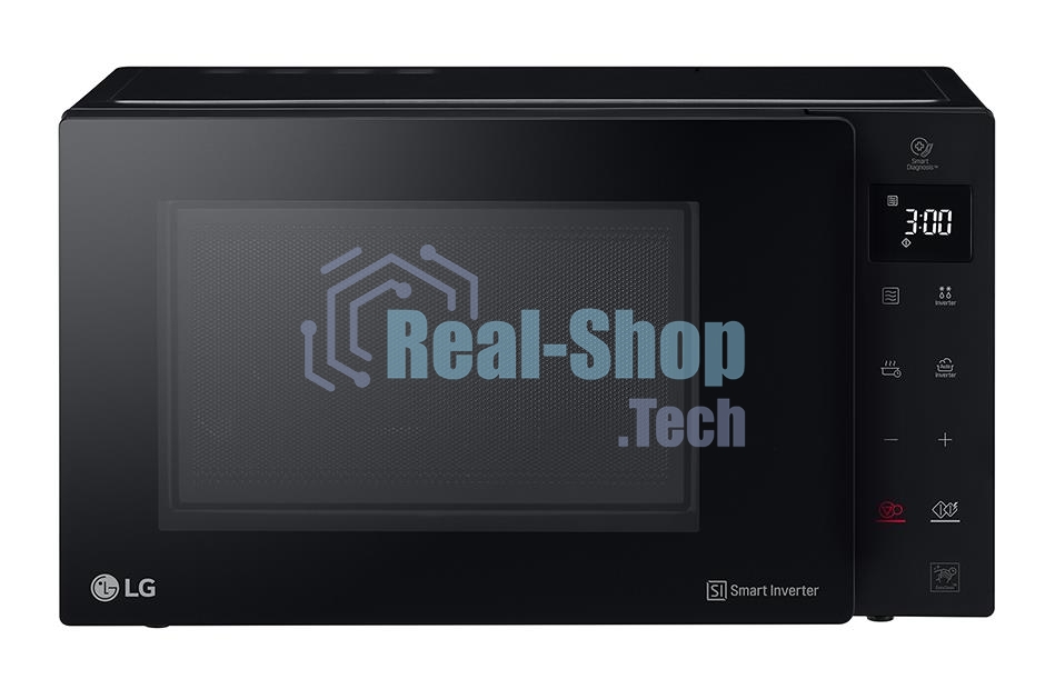 Микроволновая печь LG MW23R35GIB инвертор, черный, 23 л, 1000 Вт, переключатели - сенсор