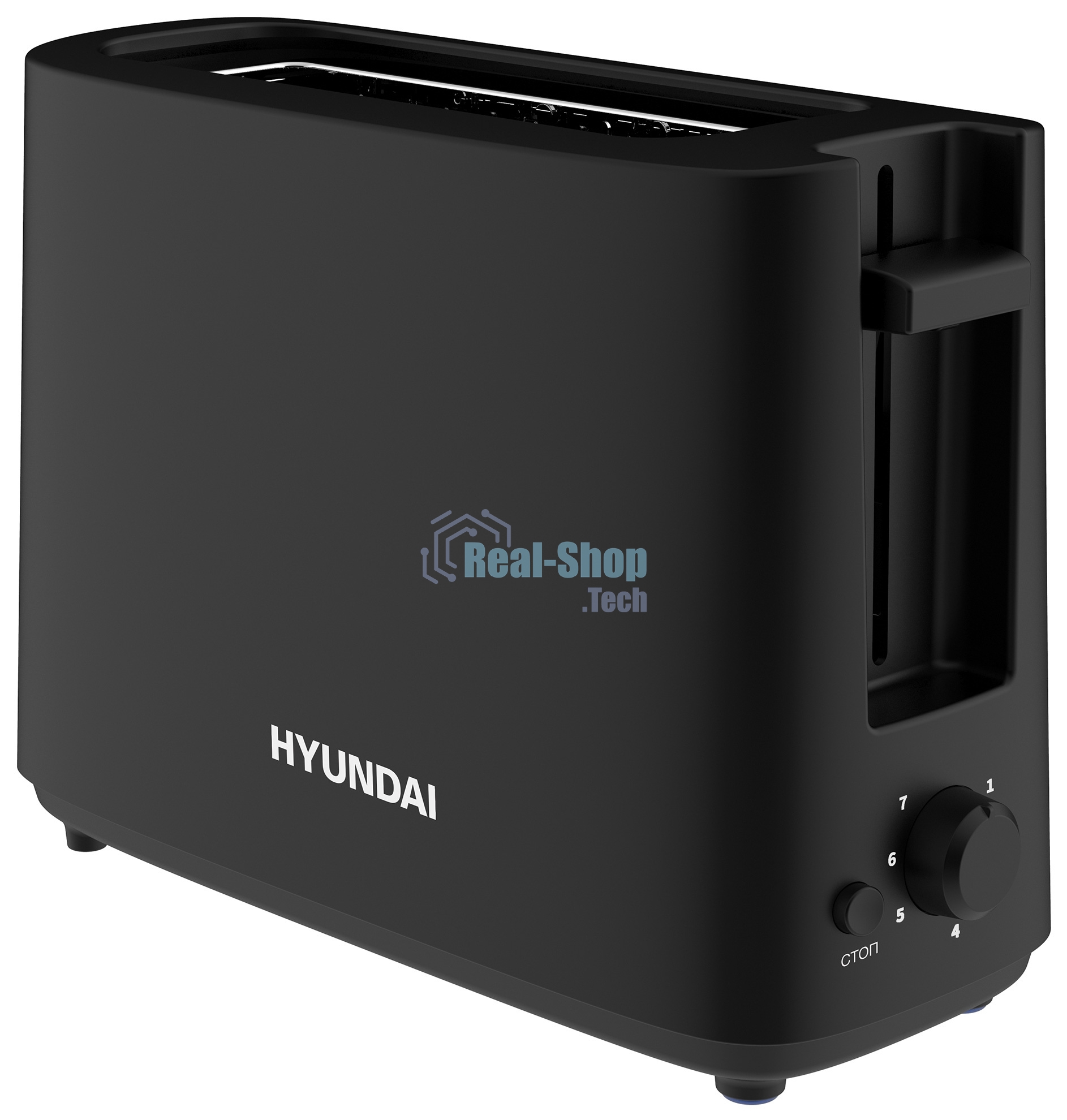 Тостер Hyundai HYT-8007 500Вт черный
