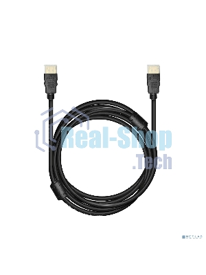 Кабель Bion HDMI v2.1, 19M/19M, 3D, 8K UHD, экран, ферритовые кольца, 3м, черный BXP-HDMI21-030