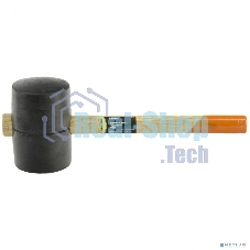 Киянка резиновая Sparta 1130 г, черная резина, деревянная рукоятка