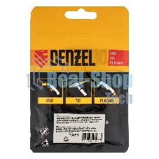 Подающий ролик Denzel V профиль под стальную проволоку 0,8-1 мм, 2 шт