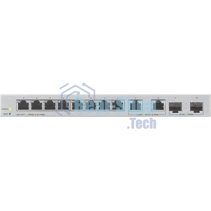 Коммутатор Zyxel XGS1210-12-ZZ0102F 8x1 Гбит/с 2x2.5 Гбит/с 2SFP+ управляемый