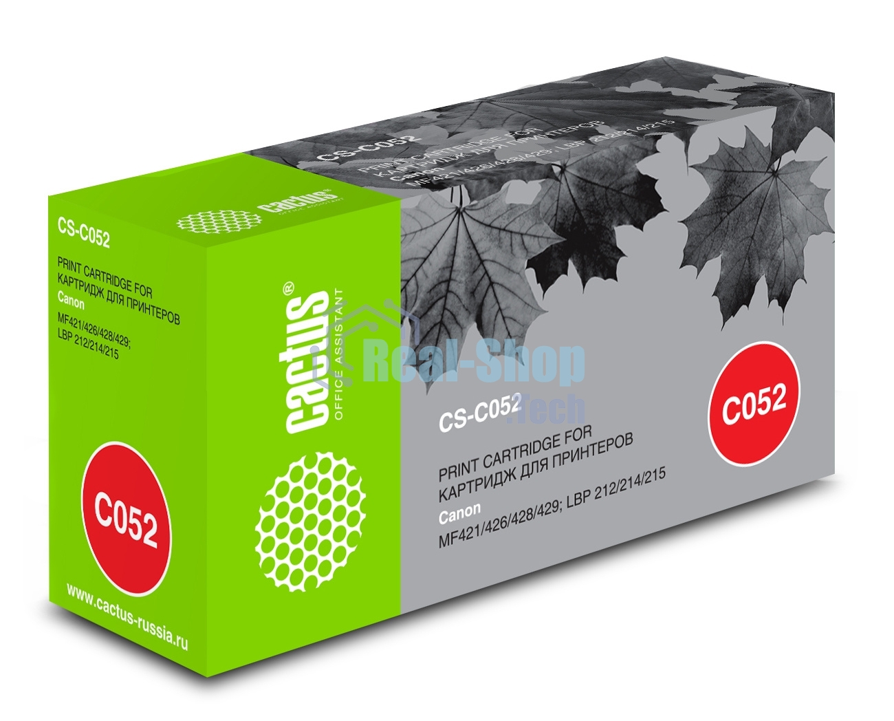 Картридж лазерный Cactus CS-C052 черный (3100 стр.) для Canon MF421/426/428/429/LBP 212/214/215
