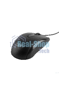 Мышь проводная CBR CM 124 черный, 1000 dpi, USB, кнопки - 3