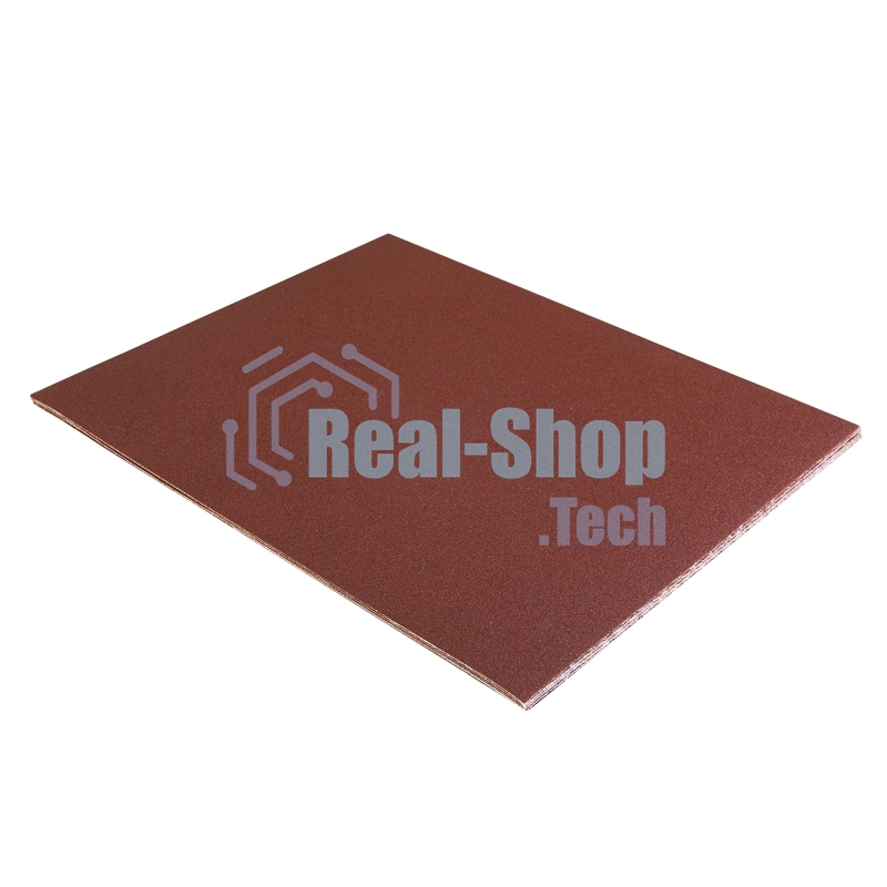 Шкурки шлифовальные Kranz в листах на тканевой основе, водостойкие 230х280мм, Р150 (10 шт/уп)