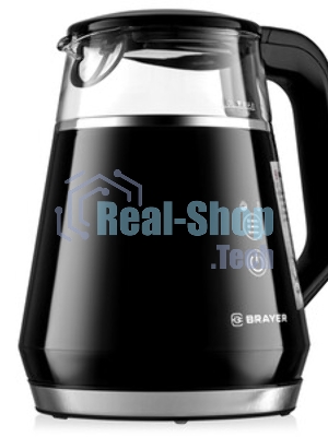 Чайник электрический BRAYER BR6105 1 л, 1100 Вт, черный