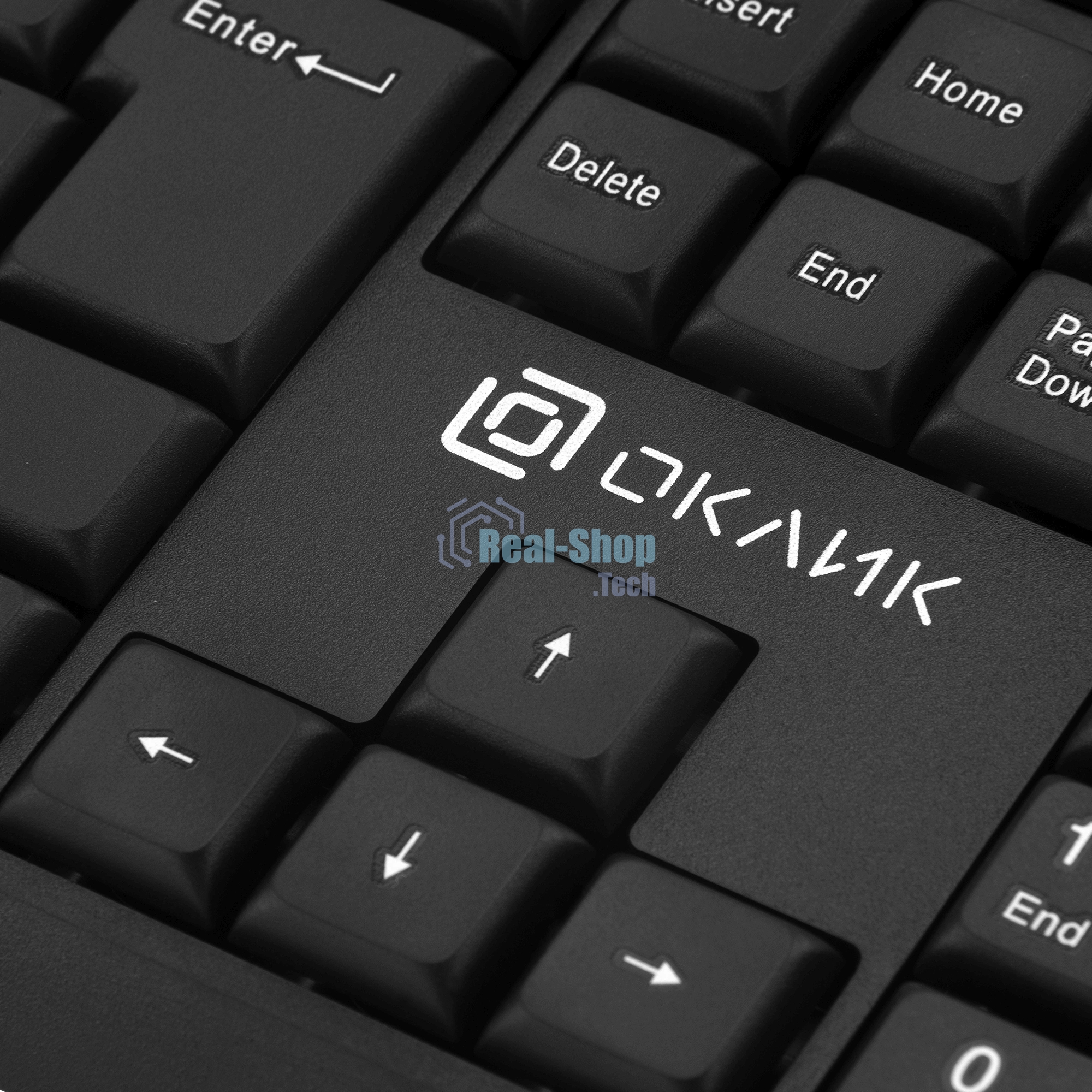 Клавиатура проводная Oklick 145M, USB, черный