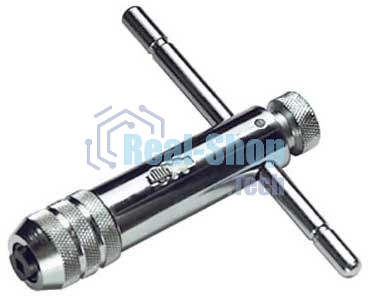 Вороток Matrix для метчиков м5м12 хромированный с трещоткой