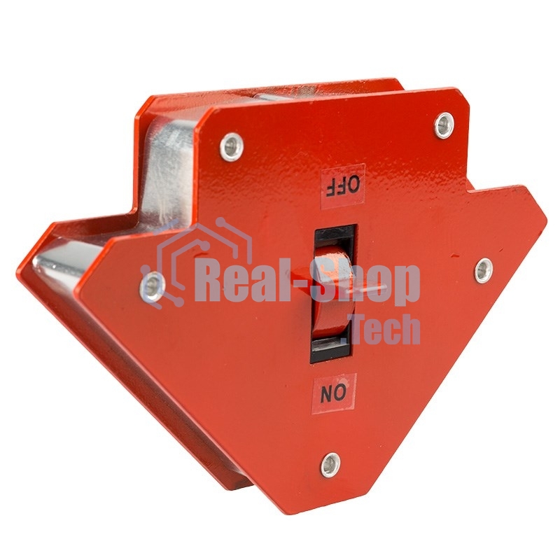 Магнитный угольник-держатель для сварки Rexant, отключаемый на 3 угла, усилие 11,3 кг