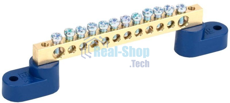 Шина нулевая ШНИ-6х9-12 У2-С на 2-х. угл. изол. ИЭК YNN10-69-12C2-K07