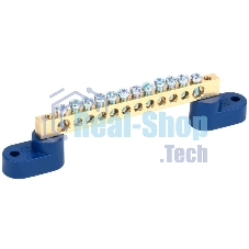 Шина нулевая ШНИ-6х9-12 У2-С на 2-х. угл. изол. ИЭК YNN10-69-12C2-K07