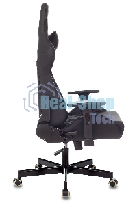 Кресло игровое Knight ARMOR черный, ромбик, эко.кожа, с подголовником, крестовина металл