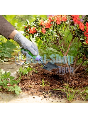 Совок посадочный узкий Palisad ERA 65х300 мм, стальной, обрезиненная эргономичная рукоятка