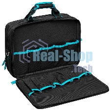 Сумка для инструмента GROSS Meister, 31 карман, отсек для ноутбука, наплечный ремень 90271