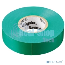 Изолента ПВХ Navigator 15 мм (рул.20м) зел. NIT-B15-20/G