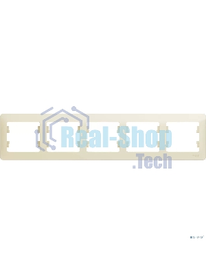 Рамка 5-м Glossa горизонт. беж. SchE GSL000205