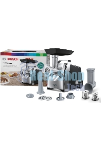 Мясорубка электрическая Bosch MFW67440 2000Вт черный/серебристый