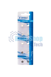 Батарейки щелочные/алкалиновые Gembird Gb-LR41-10B, тип LR41(AG3), 10шт, блистер