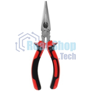 Длинногубцы Matrix NICKEL 17164 160 мм, прямые никелированные, двухкомпонентные рукоятки