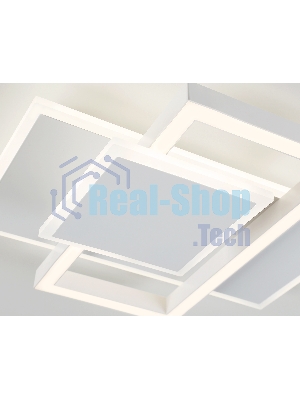 Потолочный светодиодный светильник Ambrella light FA1021/3 WH белый 50W 3000K-6400K 380*345*75 (ПДУ ИК)