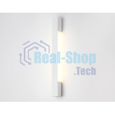 Настенный светодиодный светильник Ambrella light FW4411 SWH белый песок LED 4200K 6W 450*40*35
