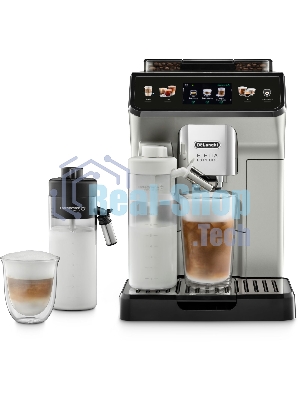 Кофемашина DeLonghi ECAM450.55.S серебристый/черный, исп. кофе - зерновой/молотый, 1.8 л, 1450 Вт, 19 бар