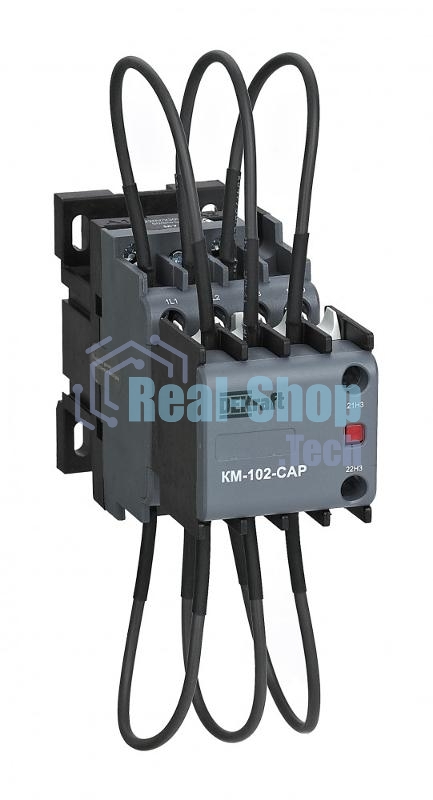 Контактор конденсаторый DEKraft 12кВАр, 220/230В, AC6b, 2НЗ серии КМ-102-CAP