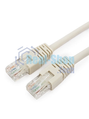 Патч-корд UTP Cablexpert PP6U-2M cat.6, 2м, литой, многожильный, серый