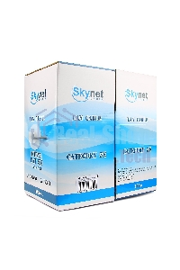 Кабель SkyNet Standart FTP indoor 2x2x0,48, медный, FLUKE TEST, кат.5e, однож., 305 м, box, серый