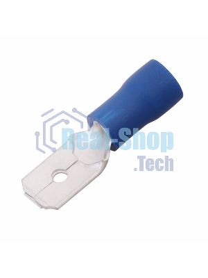 Клемма плоская Rexant изолированная (КПИ штекер - 6.3мм) 1.5-2.5мм (MDD2-250, VM2-250) (100 шт. в уп.)