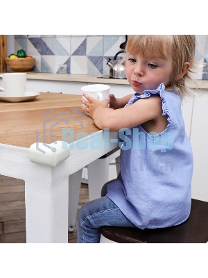 Мягкие накладки-протекторы для мебели (34x11x50 мм) 4 шт.