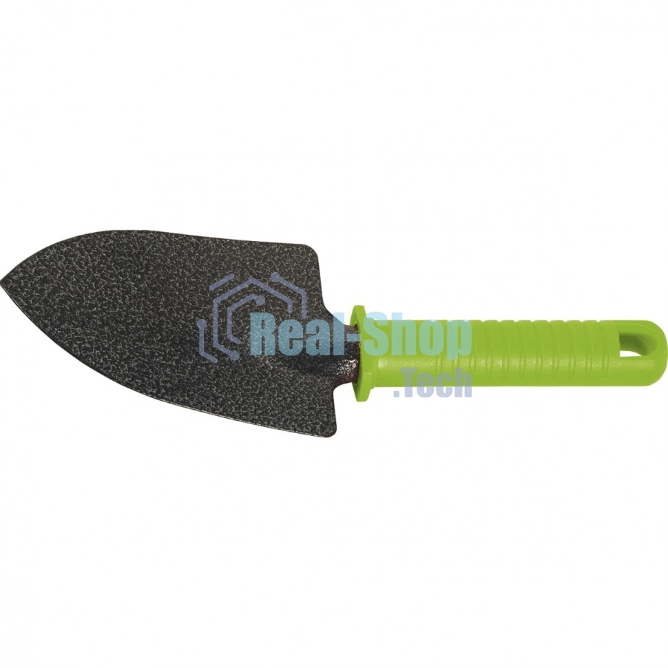 Совок посадочный широкий Palisad 85х250 мм, стальной, пластиковая рукоятка