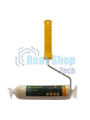 Валик Сибртех Лаки, 180 мм, ворс 5 мм, D 36 мм, D ручки 6 мм, велюр