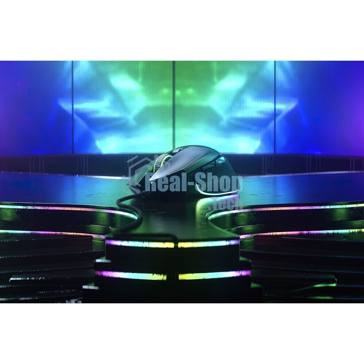 Мышь проводная Razer Basilisk V3 35K черный, 35000 dpi, USB, кнопки - 11