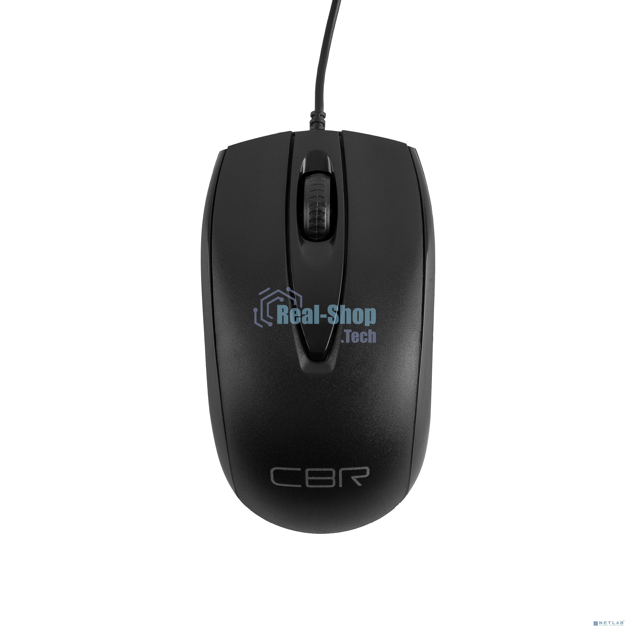 Мышь проводная CBR CM 124 черный, 1000 dpi, USB, кнопки - 3