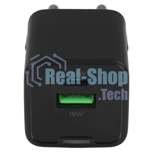 Зарядное устройство Cablexpert MP3A-PC-62, 20Вт GaN, 3А, QC4.0/PD, 1xUSB, 1xType-C, черный, пакет