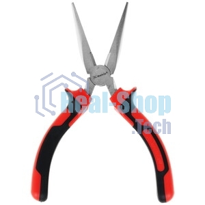 Длинногубцы Matrix NICKEL 17164 160 мм, прямые никелированные, двухкомпонентные рукоятки