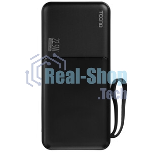 Портативный аккумулятор Tecno OnGO L101 10000mAh 12W 2.4A 2xUSB-A/USB-C черный