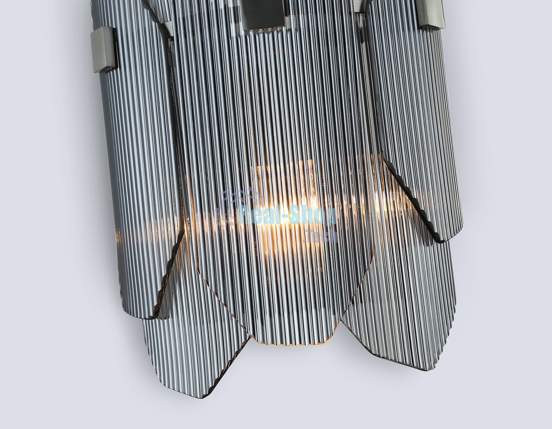 Светильник Ambrella light LH31207/2 SN/SM сатин никель/дымчатый E14*2 max 40W 220*150*270
