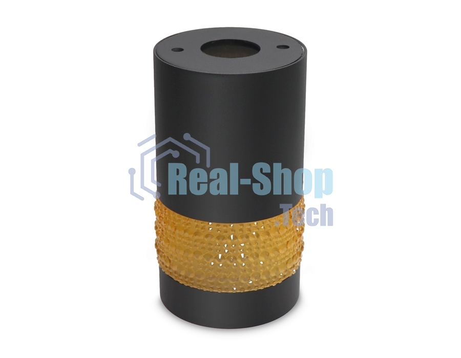 Светильник Ambrella light TN375 SBK/TI черный песок/янтарь GU5.3 D65*117