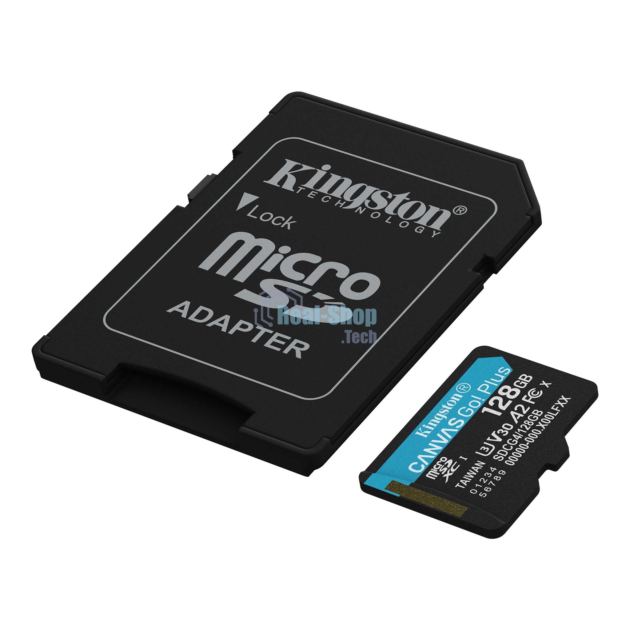Флеш карта microSDXC 128Gb Kingston SDCG4/128Gb Canvas Go! Plus V30 A2 + adapter