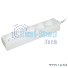 Удлинитель Iek WYP10-06-05-05-N У5 5 мест 2Р/5 метров 2х0.75 мм2 10А/250 IEK