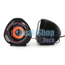 Акустическая система 2.0 Gembird SPK-105, черный, 5 Вт, регулятор громкости, USB-питание